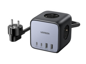 Cargador Ugreen GaN 65W USB-A/C Cable 1.8m Gris