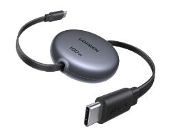 Cable Retráctil Ugreen USB-C a USB-C PD 100W 1m