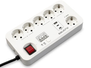 Regleta SALICRU SPS 6xSchuko USB-A/C 1.4m