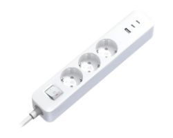 Regleta XIAOMI 20W 3 Tomas 1xUSB-A 2xUSB-C
