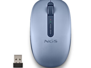 Ratón NGS Ergonómico Fog Dual RF BT Azul