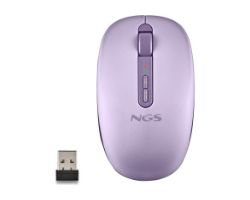 Ratón NGS Ergonómico Fog RF BT Púrpura