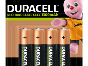 Pack 4 Pilas Duracell AA Recargables NiMH 1.2V