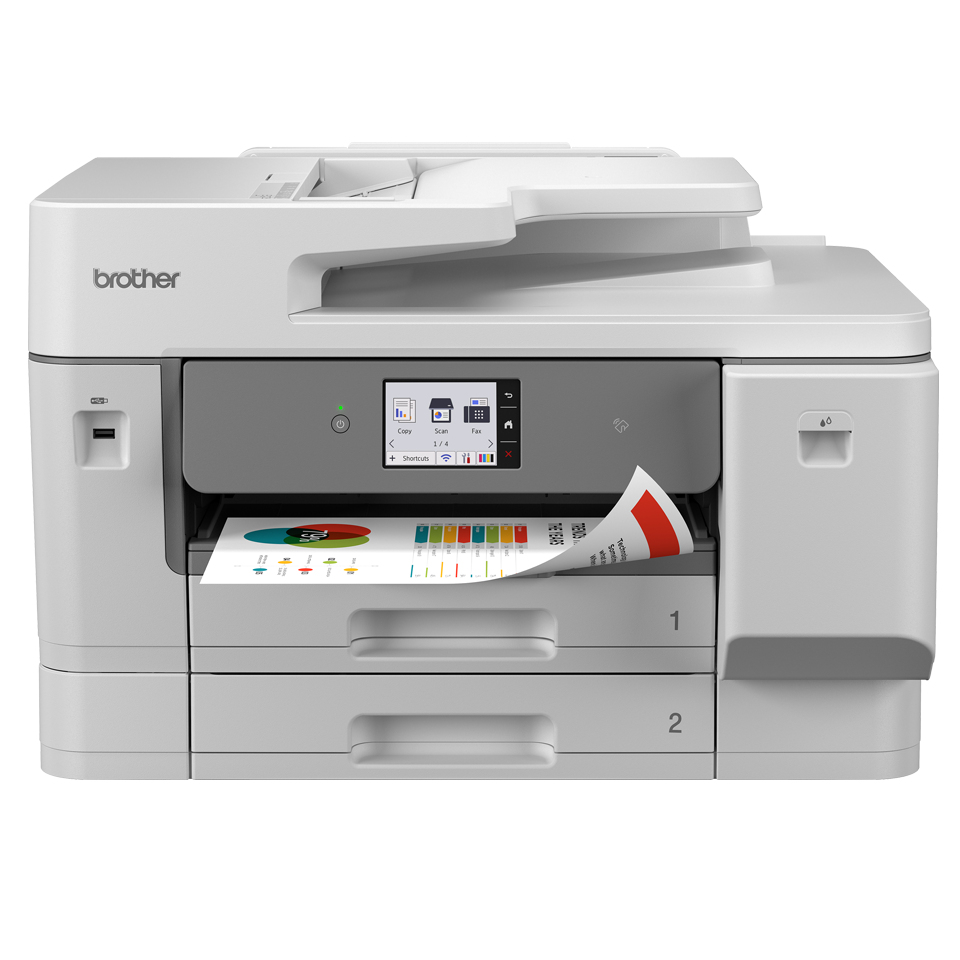 Multif Brother A3 Color Fax Dúplex Blanca Multif Brother A3 Color Fax Dúplex Blanca