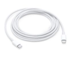 Cable Carga Apple USB-C a USB-C 2m Blanco
