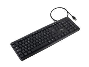 Teclado TooQ 104 Teclas USB 1.35m Negro