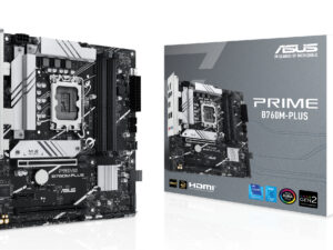 ASUS PRIME B760M-PLUS: (1700) 4DDR5 DP HDMI RJ45 mATX