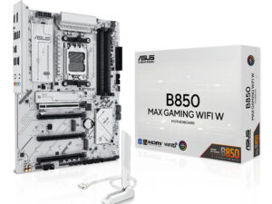 ASUS B850 MAX GAMING WIFI W: (AM5) 4DDR5 DP HDMI ATX ASUS B850 MAX GAMING WIFI W: (AM5) 4DDR5 DP HDMI ATX