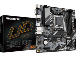 GIGABYTE A620M DS3H: (AM5) 4DDR5 DP VGA HDMI RJ45 mATX GIGABYTE A620M DS3H: (AM5) 4DDR5 DP VGA HDMI RJ45 mATX