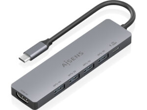 Docking AISENS USB-C a 4xUSB-A/1xHDMI