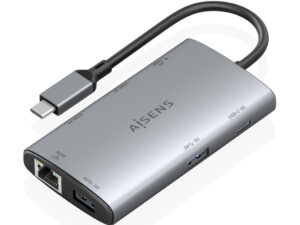 Docking AISENS USB-C a USB/HDMI/RJ45