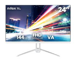 Monitor NILOX 24" 144Hz VA FHD Blanco